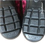 Hotter THYME Ruby Pink Crushed Velvet Wrapped Slipper Sz. 6 NWOT Lounge Luxury Photo 5