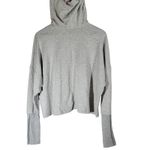 Nike Yoga Women's Dri-Fit Gray Cropped Hoodie Sweatshirt Training XL Photo 2