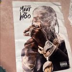Pop Smoke Graphic Tee with FREE LARGE VINYL PRINT Meet The Woo Bundle Gray Photo 6