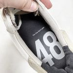 P448 [] Thea Platform Lace Up Low Top Sneakers White Gray Sparkle Tweed Size 40 Photo 10