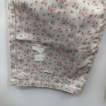 POL  Floral Print Distressed Jeans Womens M Cottagecore Wide Leg baggy high rise Photo 4