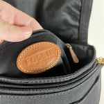 Fossil TAYLOR FAB BLACK+CHEETAH PRINT CANVAS HOBO CROSS BODY PURSE 12X10 Photo 5