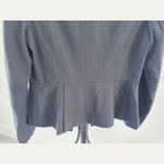 Laundry by Shelli Segal  Gray Black Houndstooth Jacket Blazer Size 8 Photo 7