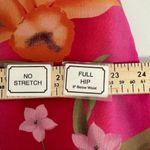 Silks by I.S.C. Silk Sleeveless V Neck Tropical Print Lined Maxi Dress Size XL Pink Photo 7