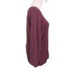 Joie  100% Cashmere Sweater Burgundy Boat Neck Lightweight Pullover Women’s XL Photo 3