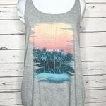 Volcom Stone Gray Sunset Twist Detail Racerback Tank Top Size Small Photo 0