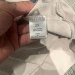 Grayson Threads Gray by Grayson Social 2X Womens Grey Striped Crew Neck Sweater Photo 2