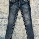 Miss Me Signature Skinny Rhinestone Sequin Jeans Size 26 x 30 Photo 0