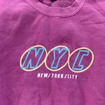 Nasty Gal washed graphic sweatshirt NYC Photo 3