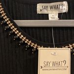 Say What? NWT Say What? Ribbed Cold Shoulder Dress Photo 3