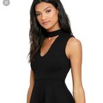 Lulus  loving you is easy black choker dress Photo 1