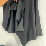 Lafayette 148 New York Black Long Sleeve Twist Front Handkerchief Hem Dress 16W Photo 11