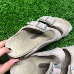 Birkenstock Arizona Suede Wool Sandals Soft Pink Photo 4