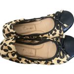 Me Too Women's Size 6 Cheetah Leather Upper Ballerina Flats Photo 0
