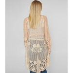 Miss Chievous BB-Women's Lace Cardigan, Beige, Size L Photo 1