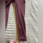 Lululemon Wunder Under Crop High Rise 21” Flocked Everlux Plumful Workout Size 8 Photo 6