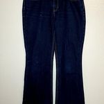 Jordache Vintage  Bootcut Flare Jeans 100% Cotton Blue Denim Dark Wash 13/14 Photo 0