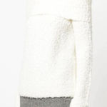 Cinq à Sept Leya Off Shoulder Ivory Sweater NWT Size Large Photo 0