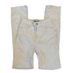 ZARA  Sim Flare high rise white jeans Photo 9