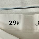 J.Crew Women's Size 29 Petite Slim Wide Leg White Denim Jeans Summer Casual NWT Photo 4