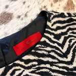 Carolina Herrera Wool Blend Zebra Print Cocktail Dress Size 8 Photo 7