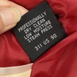 Worthington Woolmark Blazer jacket Womens 18 Red 100% Pure New Wool - holes Photo 11