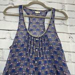 Aerie Blue Pleated Buttoned Tank Top Mini Dress SZ M Cute Colorful Feminine Y2K Photo 5