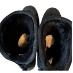 Abeo Blaine Women's Comfort Black Sheepskin Lining Suede Leather Boots Size 7.5 Photo 4