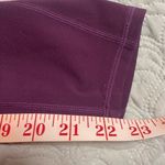 Fabletics Size Small Oasis PureLuxe High-Waisted Crop Leggings Burgundy Pockets Photo 4