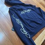 Ed Hardy NWT  Broken Heart and Fairytale Navy Eclipse Hoodies Sweatshirt Size S Photo 6