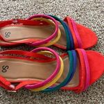 SO  brand rainbow strap sandal Size 9 Photo 0