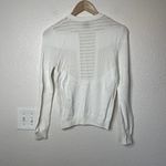 Torn By Ronny Kobo White Knit Sweater Top Size S Photo 7