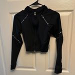 Women's Latin Fitness Black Crop Jacket Size XS Photo 0