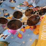 Disney Mickey Mouse Sunglasses Brown and Gold Tokyo Mickey Shaped Photo 3