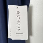 Athleta  Presidio Traveler Maxi Dress Navy Blue Long Relaxed Dress Medium NWT Photo 4