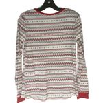 LC Lauren Conrad LAUREN CONRAD Fair Isle Holiday Jammies for your Families Pajama set M Photo 9