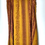 Kloz Studio 1X Tan Golden Midi Maxi Skirt Plus Gold Photo 0
