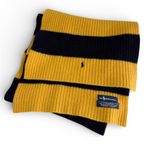 Ralph Lauren Vintage Polo by  Rugby Stripe Rib Knit Lambswool Scarf Y2K 90s Photo 0