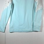 Lilly Pulitzer Mint Lace Sleeve Sweatshirt Photo 2