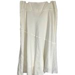 Style & Co Women’s white/cream Linen Skirt size 16 Photo 0