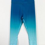 Omani Turquoise Moment Leggings Teal Blue Ombré XS Petite Size undefined Photo 1