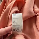 Anthropologie  Coral Satin Tilda Midi Skirt Photo 3