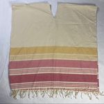 Tribe Alive  Handmade Fringe‎ Striped Poncho Photo 4