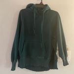 American Eagle Women's Forest Green Hoodie Sweater Photo 0
