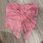 Pink strapless crop top Size XS Photo 1