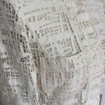 Escada Novelty Weave Cotton Tropical Weight Jacket White Abstract Size 38 8 Photo 1