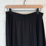 The Frock NYC Black Tshirt Knee Length Skirt Elastic Waist Stretchy Pull Photo 1