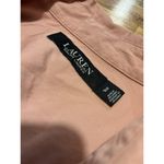 Ralph Lauren LAUREN  Tie Ballet Pink Wrap Button Down Top Small Petite Preppy Photo 5