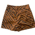 White House | Black Market | 5 Inch Satin Tiger Print Shorts No Belt Size 8 Photo 7