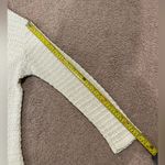 QUESTIONS Long Crochet Ribbed Knit Hooded Cardigan Size XL Photo 5